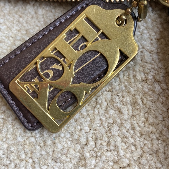 Coach Limited Edition Brown Quilted Nylon Bag w/ Purple Lining; w/ Dust Cover - Picture 10 of 10